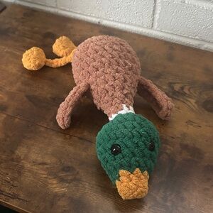 Handmade Crochet Mallard Duck